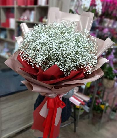 Букет цветов из: Гипсофила в Амерево