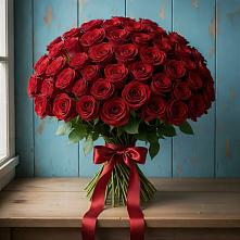 Букет Красные розы Блэк Меджик в Амерево