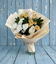 Букет цветов из:  Розы и Хризантемы #REPLACE_PRED# Амерево