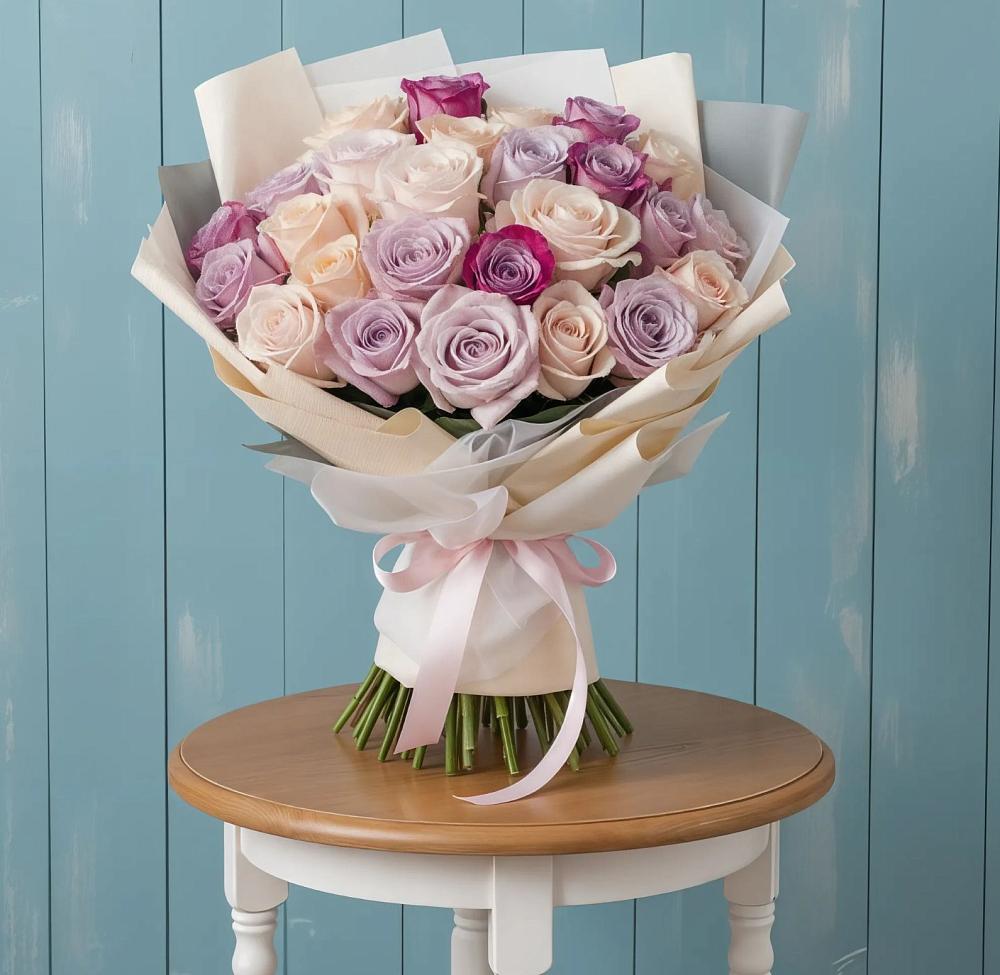 Букет цветов из: Розы в Амерево