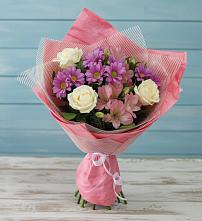Букет цветов из:  Герберы #REPLACE_PRED# Амерево