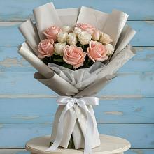 Букет цветов из:  Розы #REPLACE_PRED# Амерево