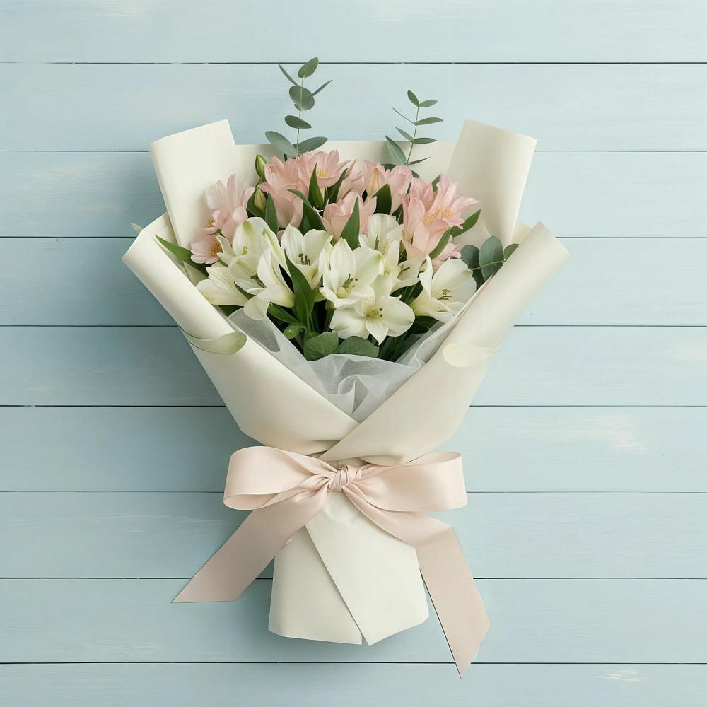 Букет цветов из: Альстромерии в Амерево