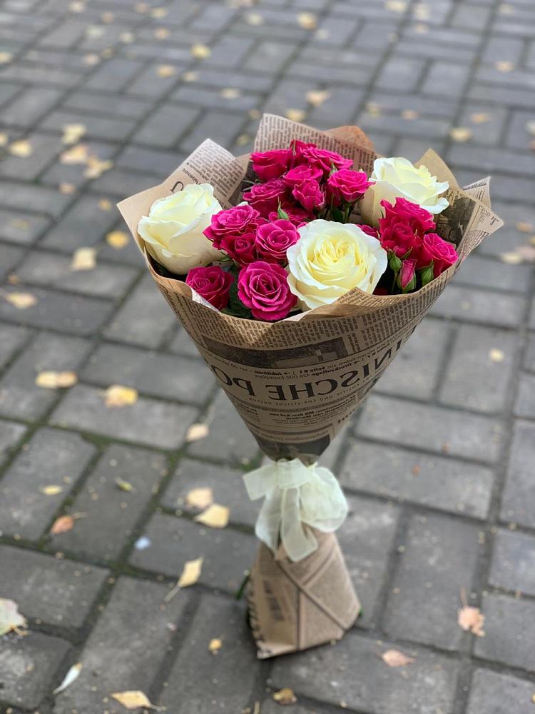 Букет цветов из: Розы в Амерево