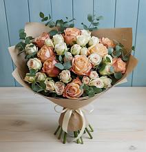 Букет цветов из:  Альстромерии и Розы #REPLACE_PRED# Амерево