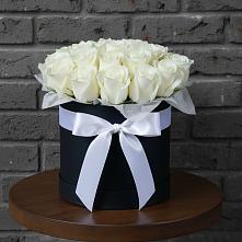 Цветочная композиция из Розы в шляпной коробке в Амерево